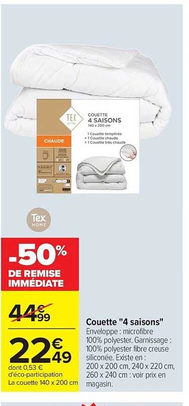 Couette "4 saisons"