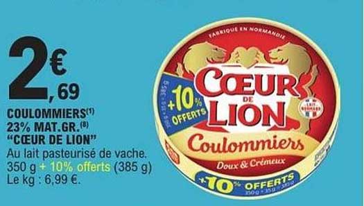 COULOMMIERS MAT. GR. "CŒUR DE LION"