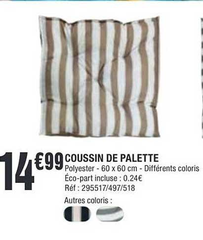 COUSSIN DE PALETTE