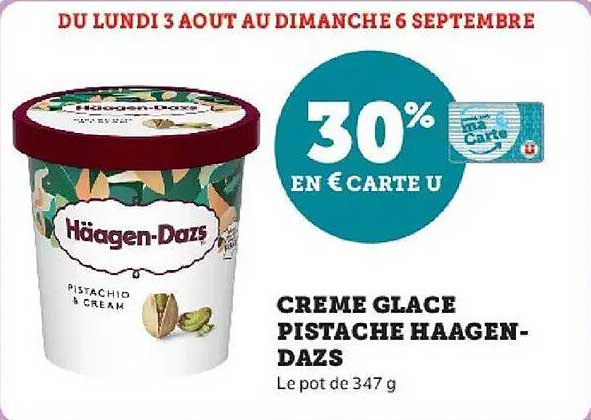 CREME GLACE PISTACHE HAAGEN-DAZS