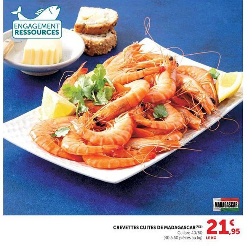 CREVETTES CUITES DE MADAGASCAR 7/8