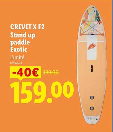 CRIVIT X F2 Stand up paddle Exotic