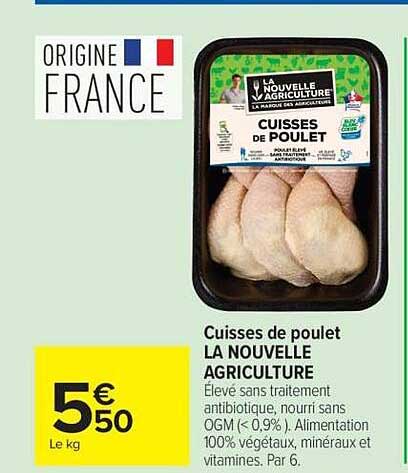 Cuisses de poulet LA NOUVELLE AGRICULTURE