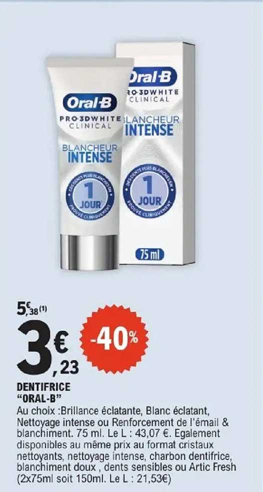 DENTIFRICE “ORAL-B”