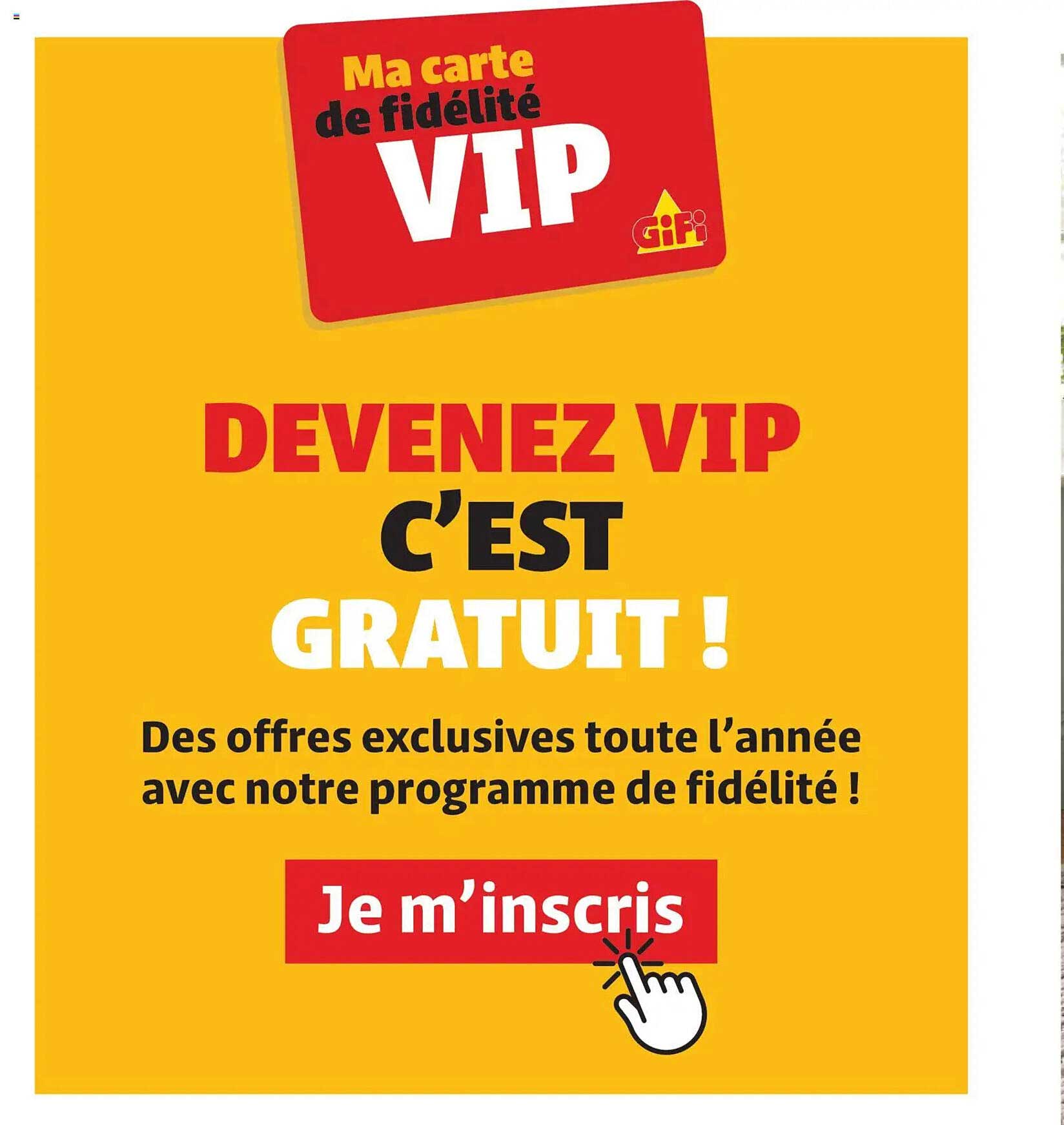 DEVENEZ VIP C'EST GRATUIT !