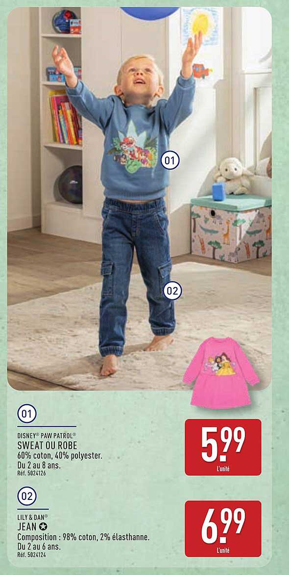 DISNEY® PAW PATROL® SWEAT OU ROBE