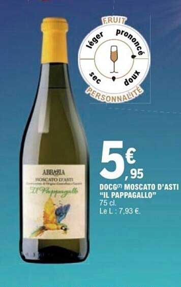 DOCG MOSCATO D'ASTI "IL PAPPAGALLO" 75 cl.