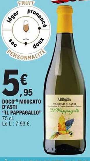 DOCG(4) MOSCATO D'ASTI "IL PAPPAGALLO" 75 cl