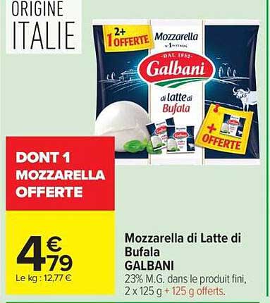DONT 1 MOZZARELLA OFFERTE