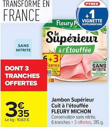 DONT 3 TRANCHES OFFERTES