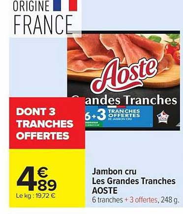 DONT 3 TRANCHES OFFERTEs