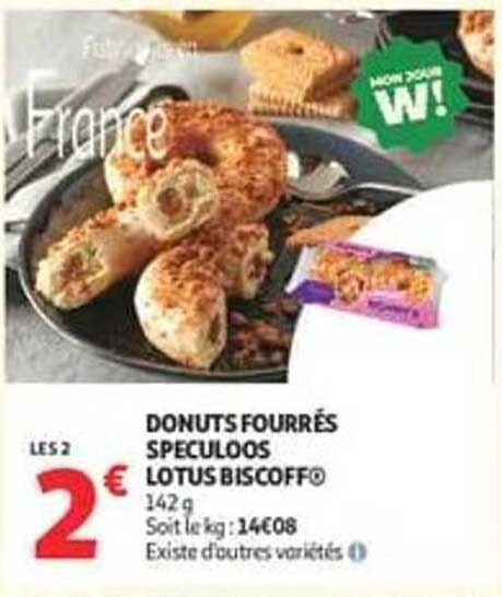 DONUTS FOURRÉS SPECULOOS LOTUS BISCOFF