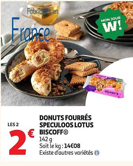 DONUTS FOURRÉS SPECULOOS LOTUS BISCOFF®