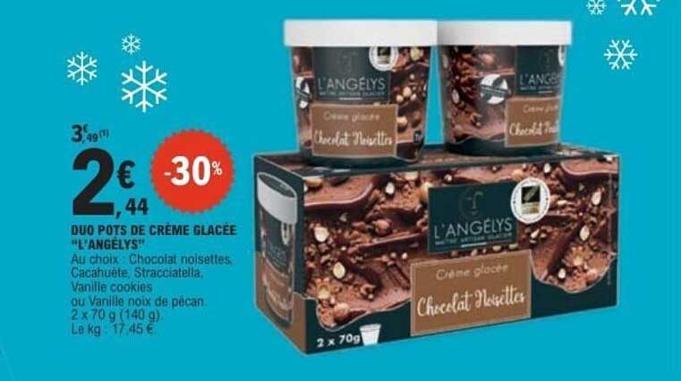 DUO POTS DE CRÈME GLACÉE "L'ANGELY'S"