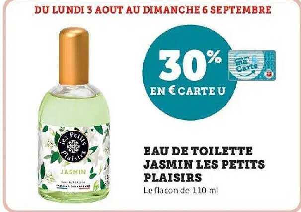 EAU DE TOILETTE JASMIN LES PETITS PLAISIRS