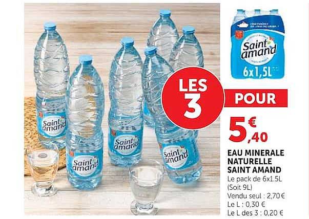 EAU MINERALE NATURELLE SAINT AMAND