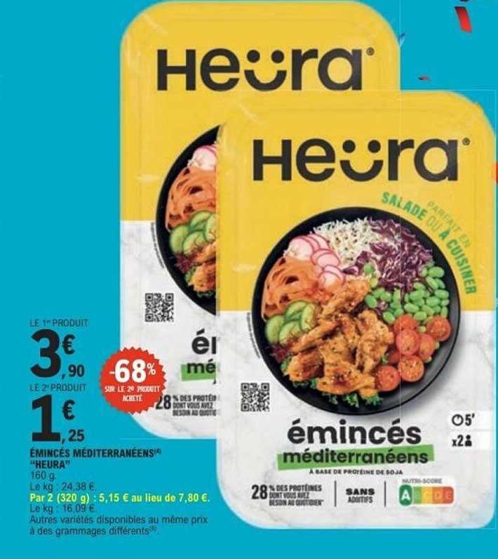 Émincés méditerranéens HEURA
