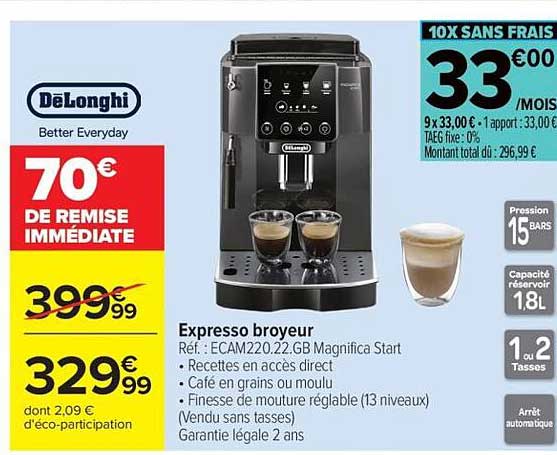 Expresso broyeur