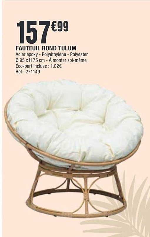 FAUTEUIL ROND TULUM