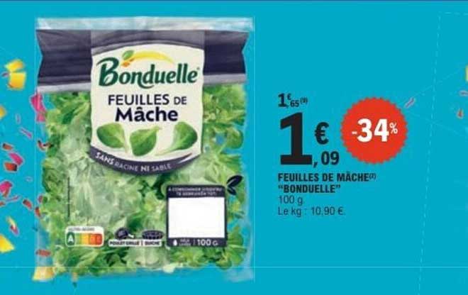 FEUILLES DE MÂCHE "BONDUELLE" 100 g
