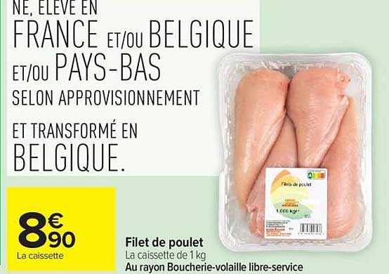 Filet de poulet