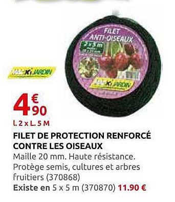 FILET DE PROTECTION RENFORCÉ CONTRE LES OISEAUX