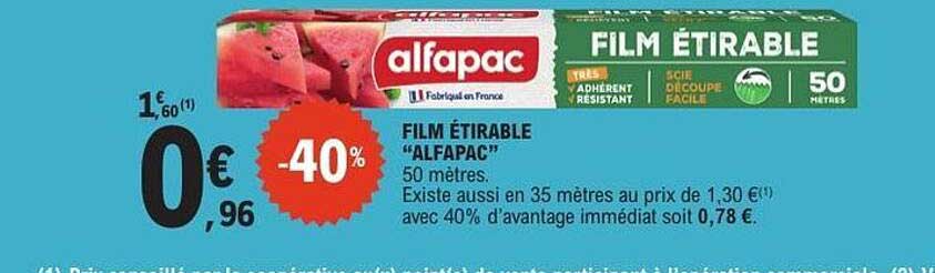 FILM ÉTIRABLE “ALFAPAC”