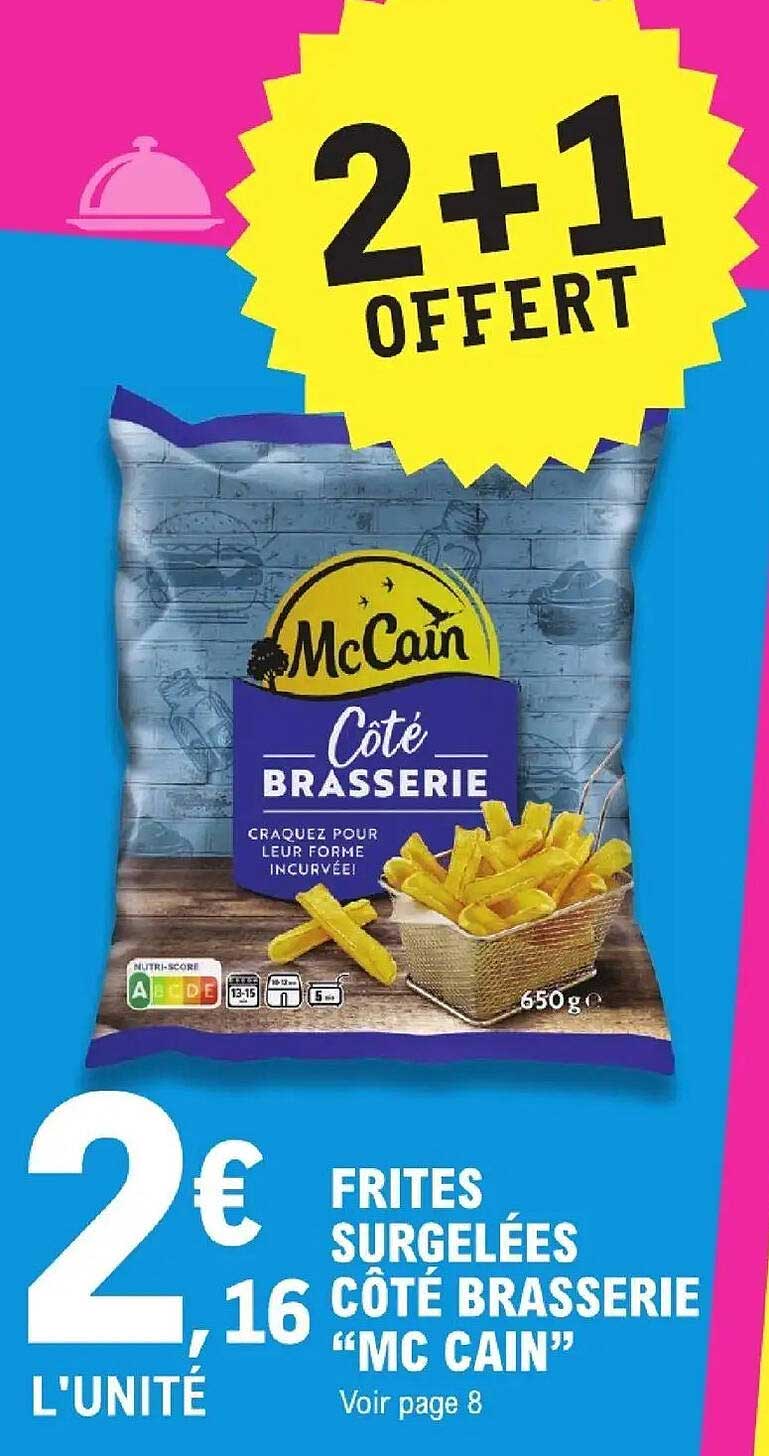 Frites surgelées Côté Brasserie “Mc Cain”