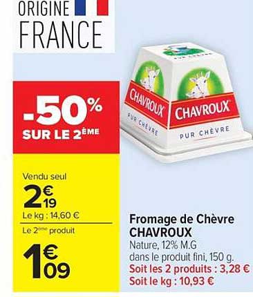 Fromage de Chèvre CHAVROUX