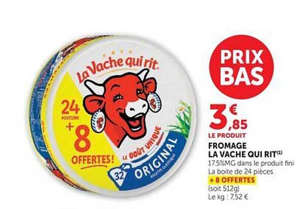 FROMAGE LA VACHE QUI RIT