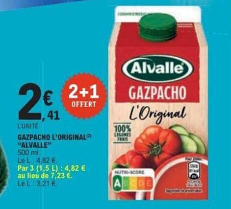 GAZPACHO L'ORIGINAL "ALVALLE" 500 ml