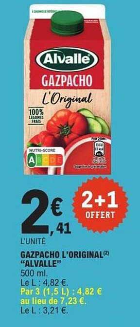 GAZPACHO L’ORIGINAL “ALVALLE”