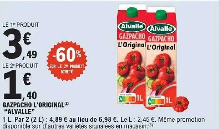 GAZPACHO L'ORIGINAL "ALVALLE"