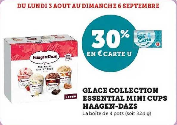 GLACE COLLECTION ESSENTAIL MINI CUPS HAAGEN-DAZS