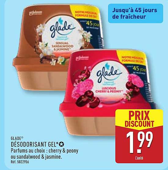 GLADE® DÉODORISANT GEL*