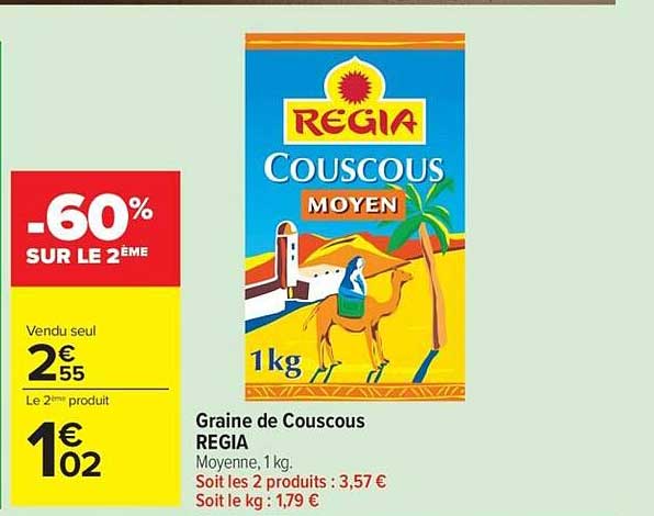 Graine de Couscous REGIA