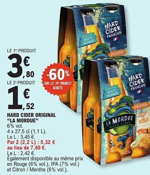 HARD CIDER ORIGINAL “LA MORDUE”