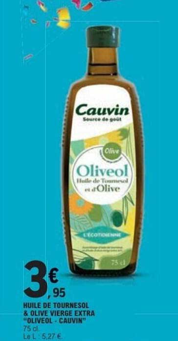 HUILE DE TOURNESOL & OLIVE VIERGE EXTRA "OLIVEOL" - CAUVIN