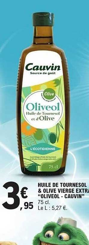 HUILE DE TOURNESOL & OLIVE VIERGE EXTRA “OLIVEOL - CAUVIN”