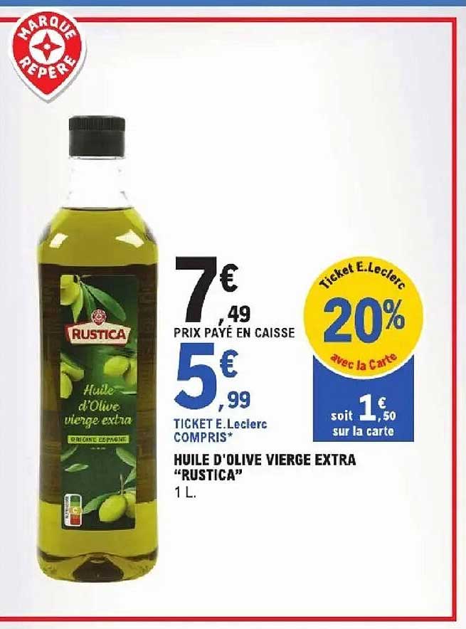 HUILE D'OLIVE VIERGE EXTRA "RUSTICA"