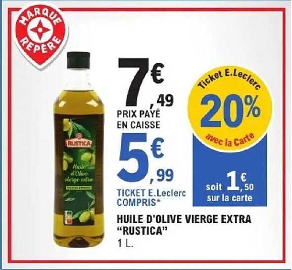 HUILE D'OLIVE VIERGE EXTRA "RUSTICA"