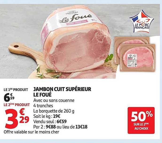 JAMBON CUIT SUPÉRIEUR LE FOUÉ