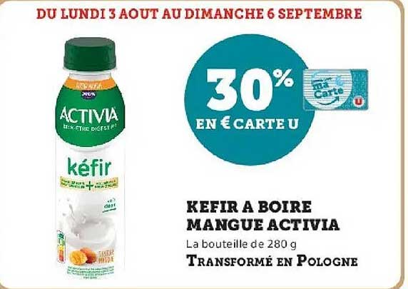 KEFIR A BOIRE MANGUE ACTIVIA