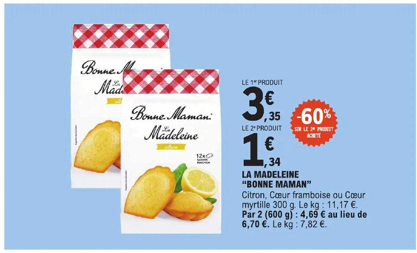 LA MADELEINE "BONNE MAMAN"