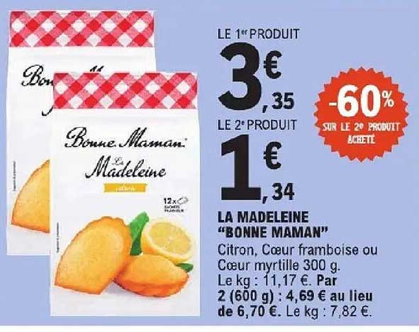 LA MADELEINE "BONNE MAMAN"