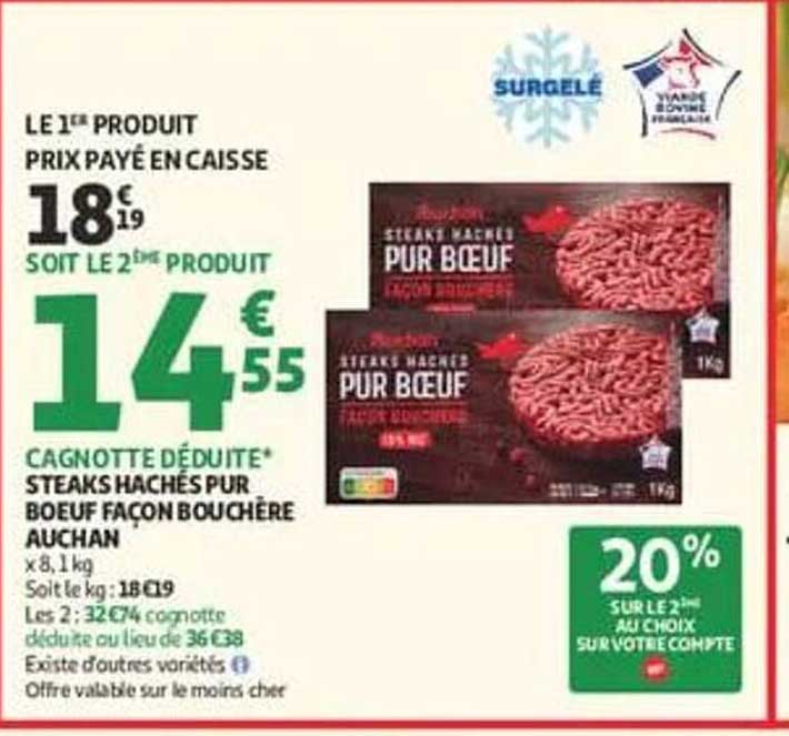 LE 1ER PRODUIT PRIX PAYÉ EN CAISSE 18€19 SON LE 2ÈME PRODUIT 14€55