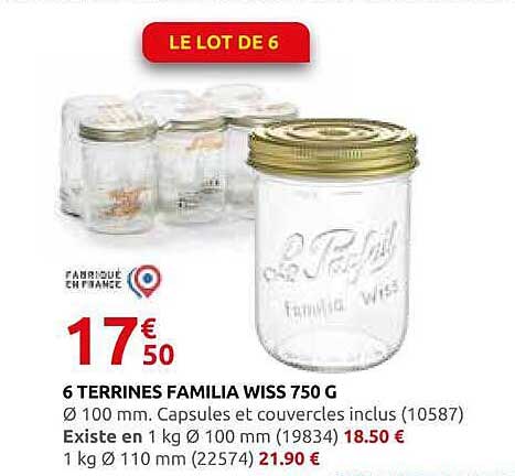 LE LOT DE 6