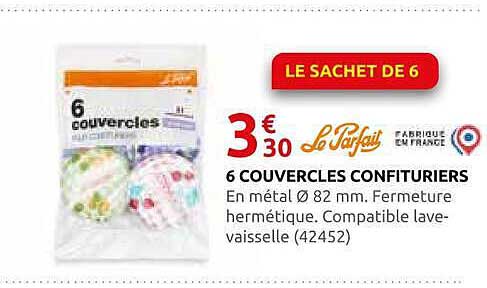 LE SACHET DE 6