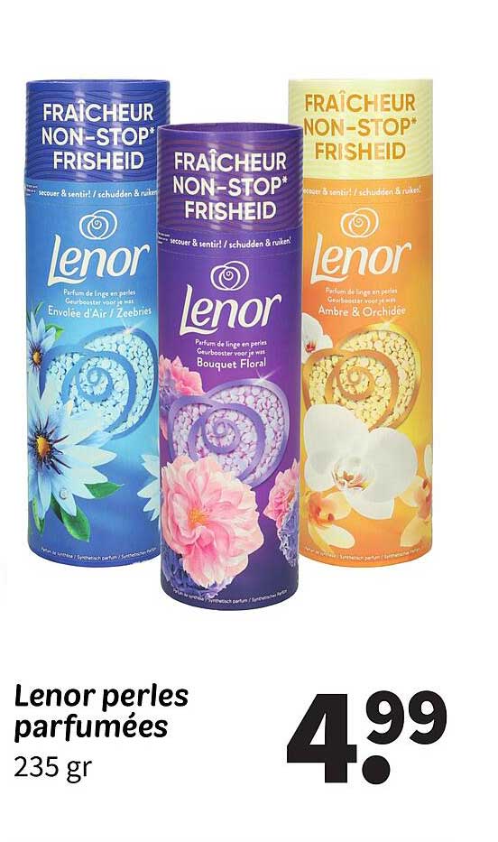 Lenor perles parfumées 235 gr