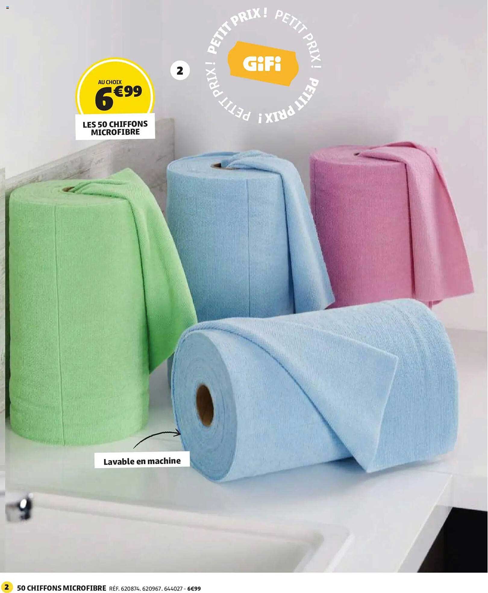 LES 50 CHIFFONS MICROFIBRE